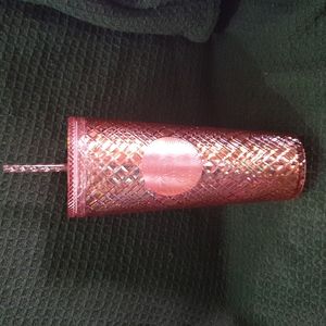 Starbucks Brand New Rose Gold Jewelled Venti Tumbler